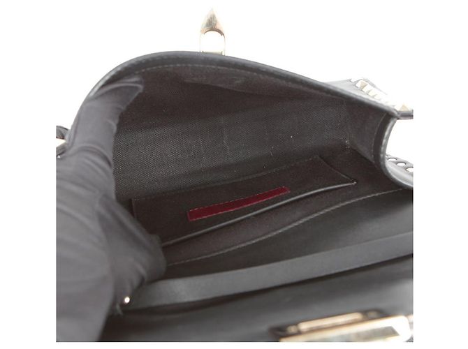 Valentino Rockstud Klappenschultertasche Schwarz - Ansicht 10