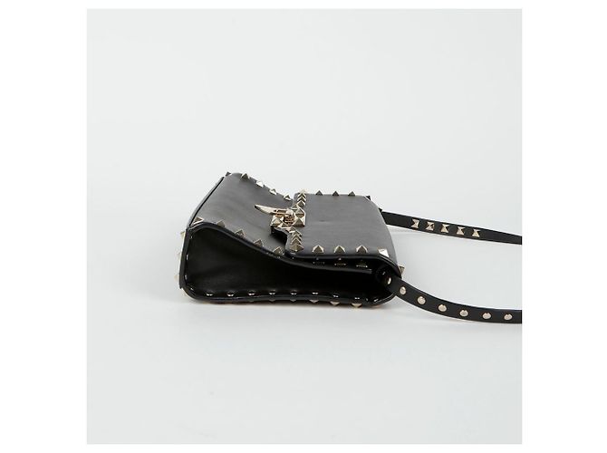 Valentino Rockstud Klappenschultertasche Schwarz - Ansicht 5