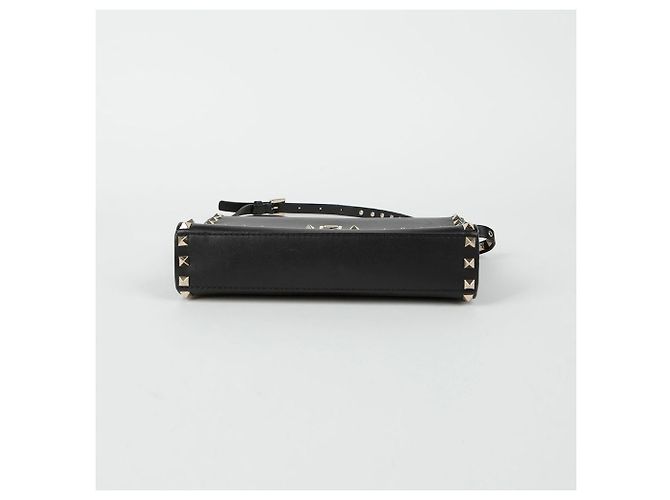 Valentino Rockstud Klappenschultertasche Schwarz - Ansicht 6