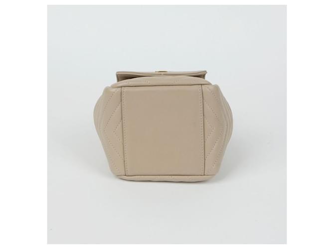 Saint Laurent Borsa a tracolla mini secchiello Zoe Marrone - vista 6