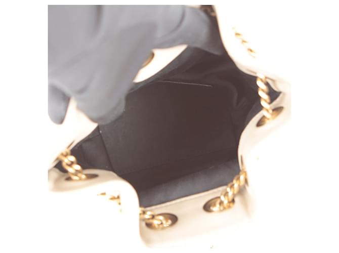 Saint Laurent Borsa a tracolla mini secchiello Zoe Marrone - vista 8