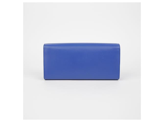 Saint Laurent Clutch Cassandra Blu - vista 4