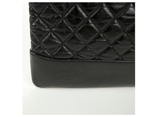 Chanel Gabrielle Große Clutch Schwarz - Ansicht 4