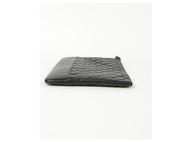 Chanel Gabrielle Große Clutch Schwarz - Ansicht 5