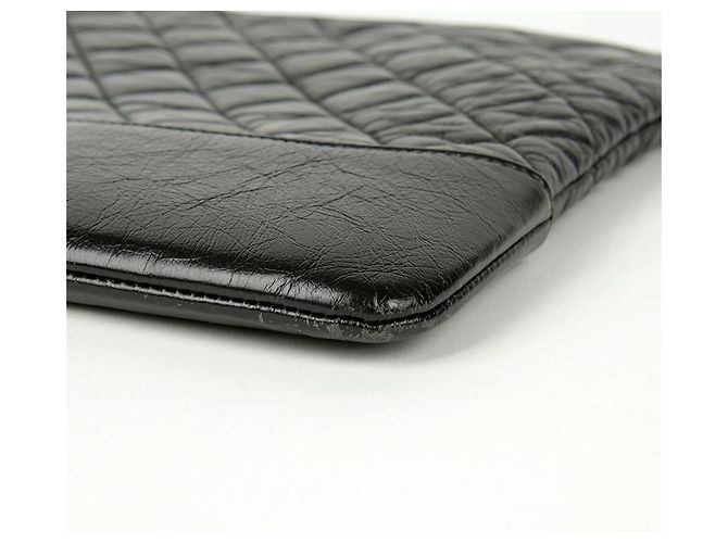 Chanel Gabrielle Große Clutch Schwarz - Ansicht 7