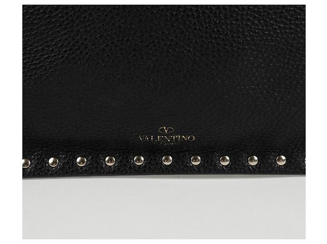 Valentino Clutch Rockstud Negro - vista 4