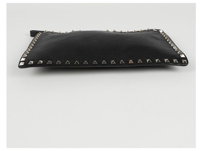 Valentino Clutch Rockstud Negro - vista 6