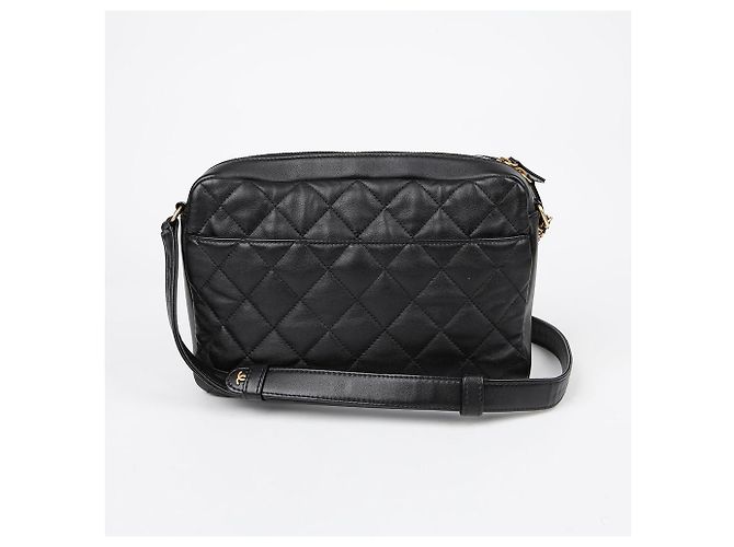 Camera Chanel Bolso cruzado mediano para cámara Negro - vista 3