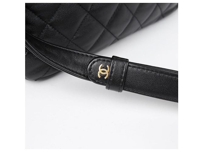 Camera Chanel Bolso cruzado mediano para cámara Negro - vista 4