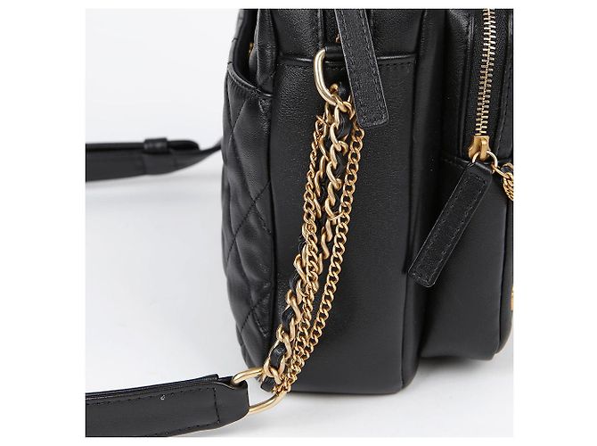 Camera Chanel Bolso cruzado mediano para cámara Negro - vista 5