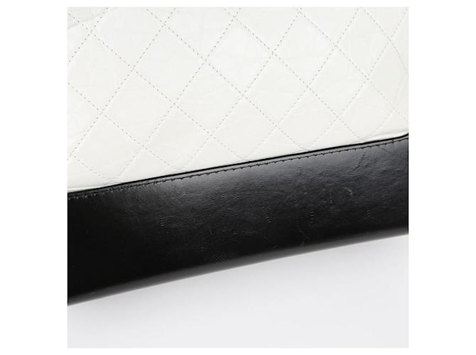 Chanel Borsa hobo maxi Gabrielle Bianco - vista 6