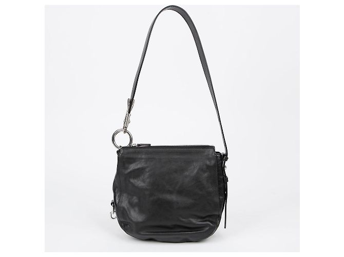 Burberry Piccola Borsa a Spalla Notturna Nero - vista 2