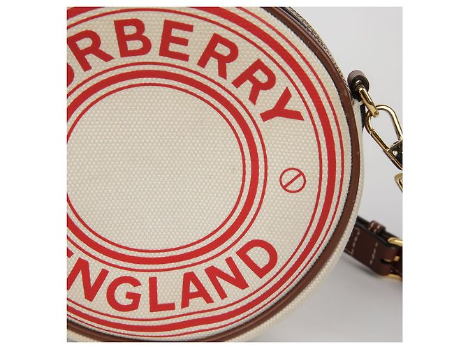 Burberry Borsa a tracolla Louis Round Shoulder Bianco - vista 3