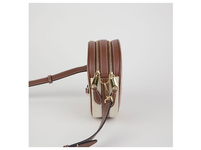 Burberry Borsa a tracolla Louis Round Shoulder Bianco - vista 5