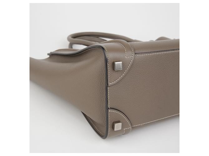 Luggage Céline Borsa Micro Tote da Viaggio Marrone - vista 10