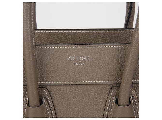 Luggage Céline Borsa Micro Tote da Viaggio Marrone - vista 3