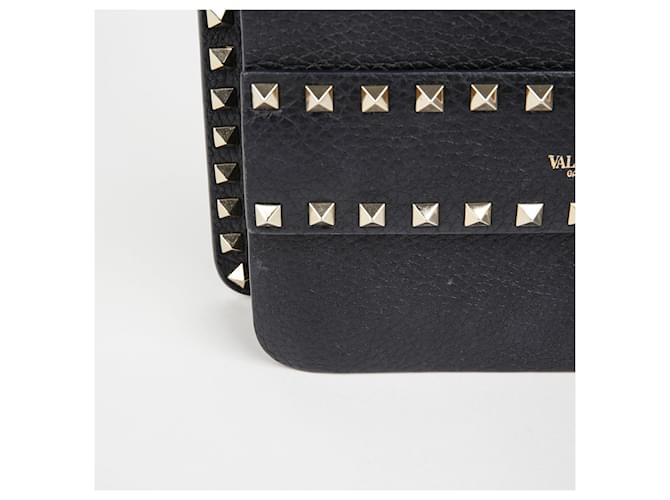 Valentino Borsa a Spalla Rockstud Nero - vista 4