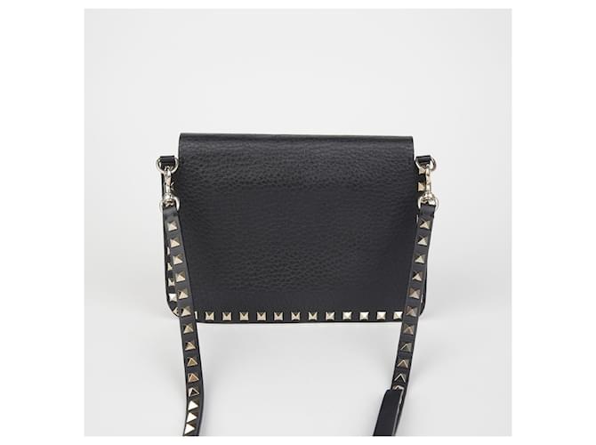 Valentino Borsa a Spalla Rockstud Nero - vista 5