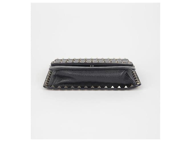 Valentino Borsa a Spalla Rockstud Nero - vista 7