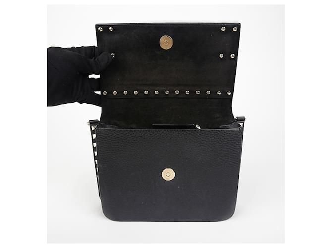 Valentino Borsa a Spalla Rockstud Nero - vista 9