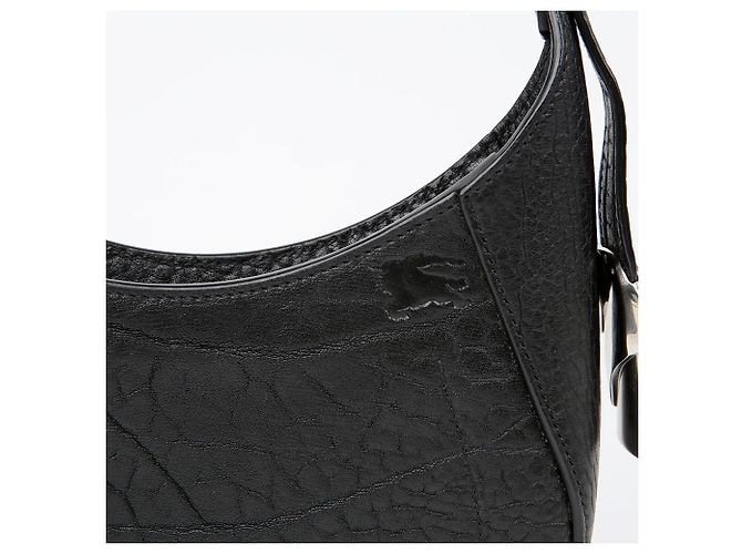 Burberry Borsa a Spalla Piccola a Scacchi Nero - vista 3