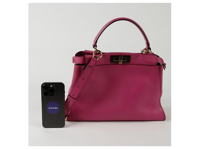 Fendi Borsa a Spalla Peekaboo Tote Regolare - vista 9