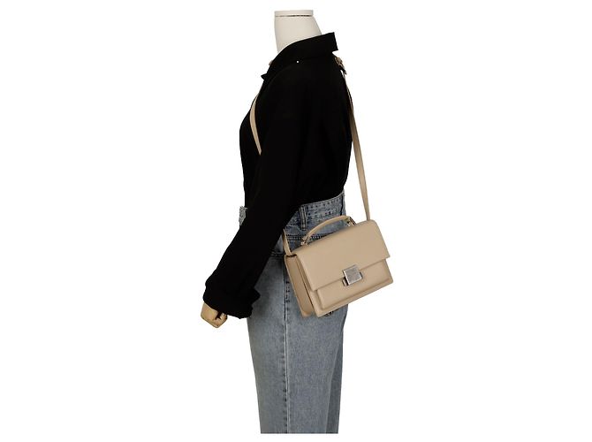 Saint Laurent Borsa a spalla media Belchas Marrone - vista 15