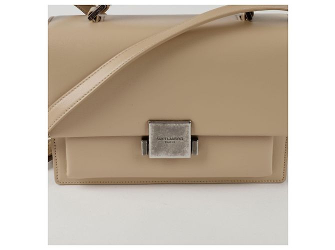 Saint Laurent Borsa a spalla media Belchas Marrone - vista 2
