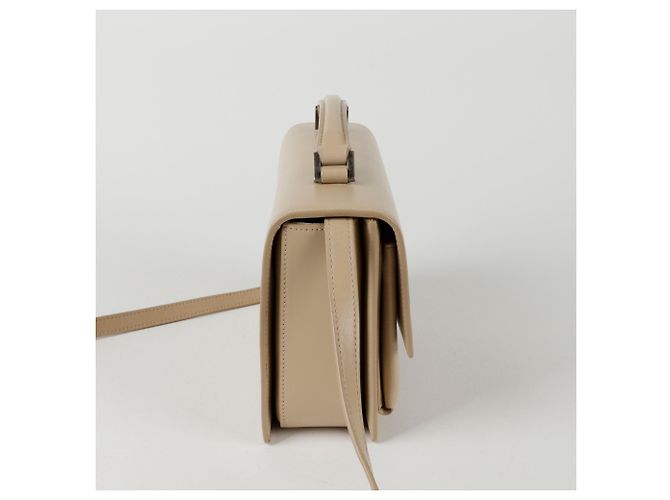 Saint Laurent Borsa a spalla media Belchas Marrone - vista 9