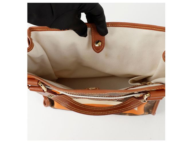 Louis Vuitton Borsa Tote Rawir PM Marrone - vista 11