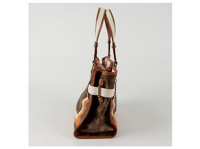 Louis Vuitton Borsa Tote Rawir PM Marrone - vista 6