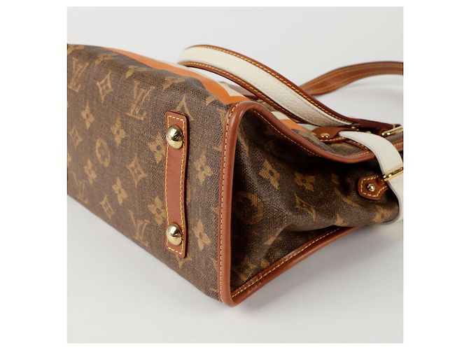 Louis Vuitton Borsa Tote Rawir PM Marrone - vista 8