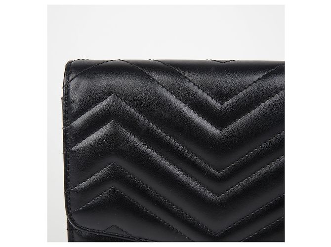 Gucci Clutch GG Marmont Nero - vista 4