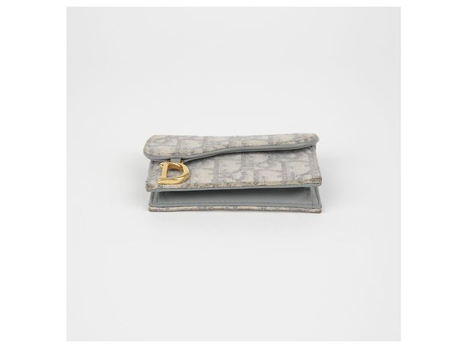 Saddle Dior Kartenhalter mit schräger Klappe Braun - Ansicht 6