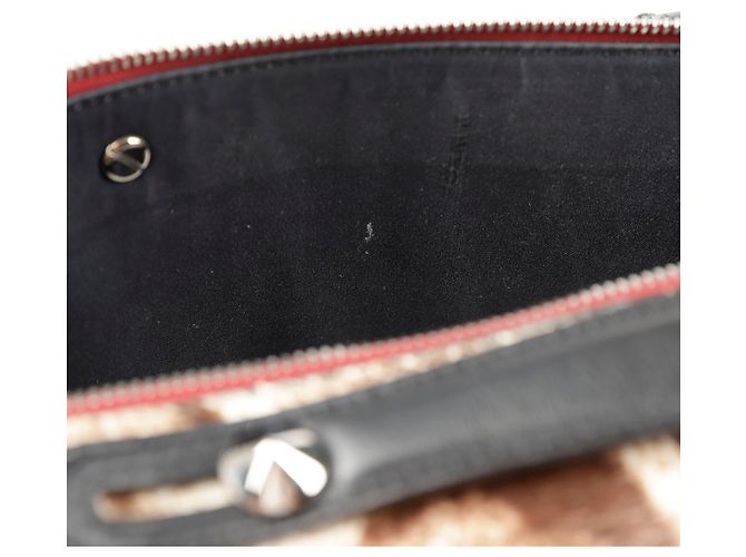 Fendi Borsa a Spalla Leopard by the Way Bianco - vista 12