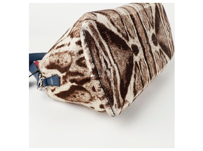 Fendi Borsa a Spalla Leopard by the Way Bianco - vista 8