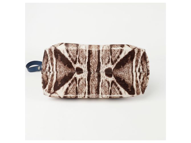 Fendi Borsa a Spalla Leopard by the Way Bianco - vista 9