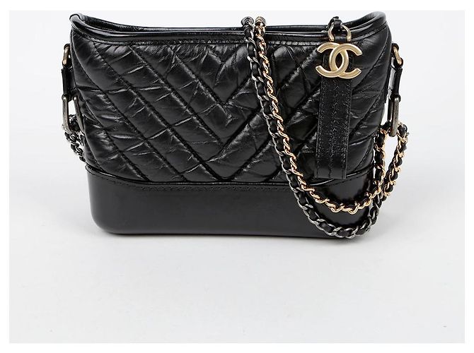 Chanel Borsa hobo a tracolla Gabrielle Small Nero - vista 2