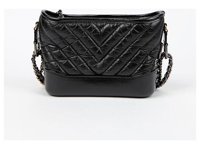 Chanel Borsa hobo a tracolla Gabrielle Small Nero - vista 4