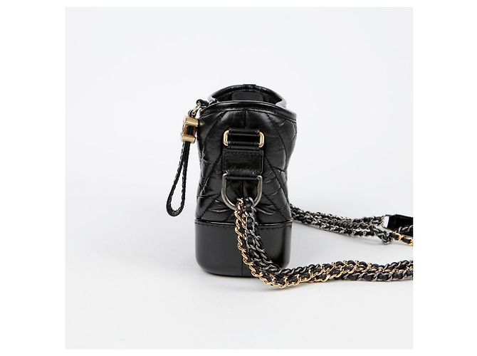 Chanel Borsa hobo a tracolla Gabrielle Small Nero - vista 5