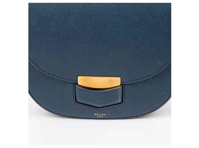 Céline Borsa a Spalla Trotter Piccola Blu - vista 3