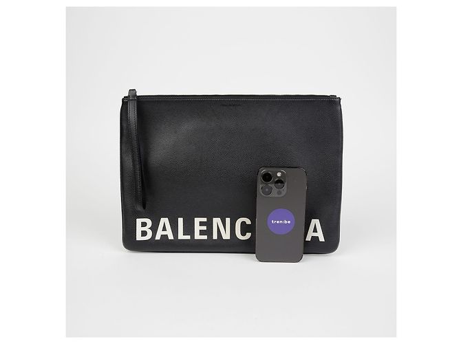 Balenciaga Large Logo Clutch - view 9