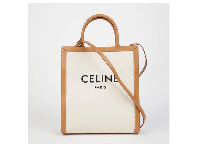 Cabas Céline Borsa a spalla tote verticale piccola Marrone - vista 2