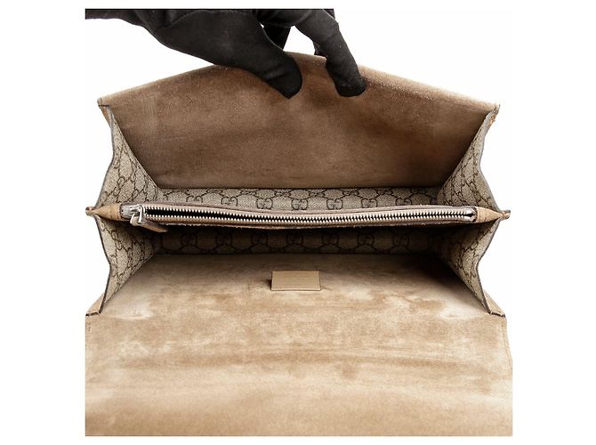 Gucci Bolsa de Ombro com Corrente Dionysus Small Marrom - vista 11