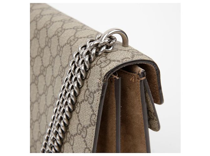 Gucci Bolsa de Ombro com Corrente Dionysus Small Marrom - vista 4