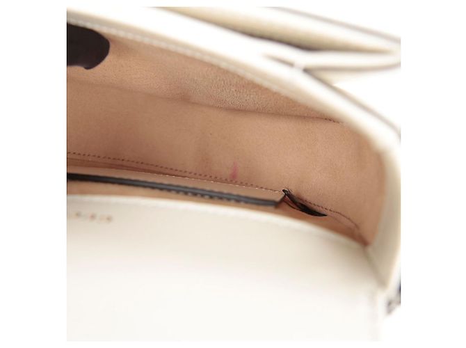 Gucci Borsa mini a manico superiore Horsebit Bianco - vista 10