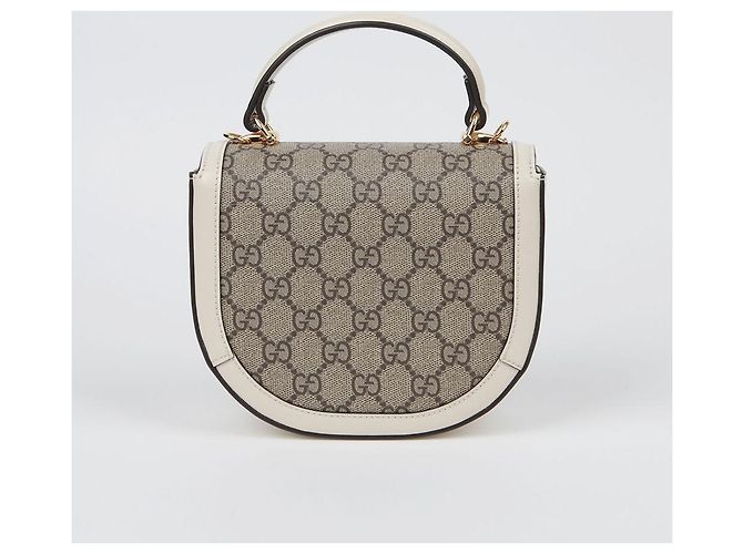 Gucci Borsa mini a manico superiore Horsebit Bianco - vista 4