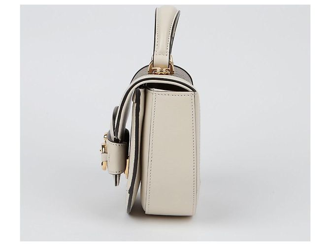 Gucci Borsa mini a manico superiore Horsebit Bianco - vista 5