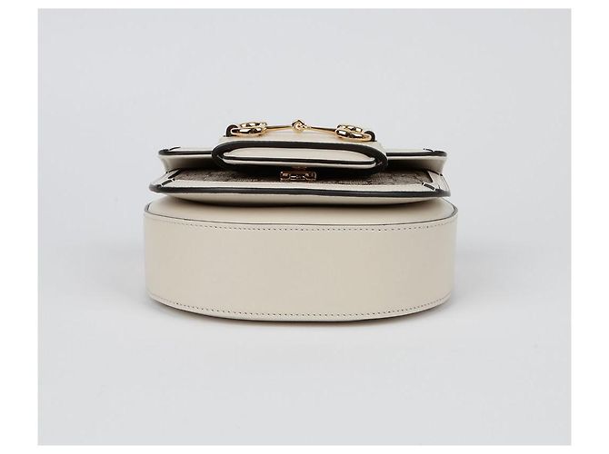Gucci Borsa mini a manico superiore Horsebit Bianco - vista 6