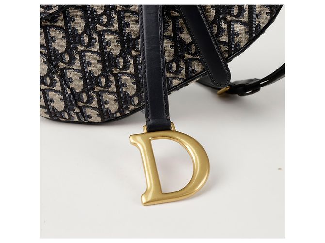 Saddle Dior Borsa a tracolla con cinturino da sella Blu - vista 2